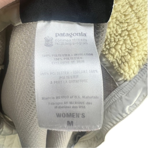 Patagonia 23071F8 Beige Retro-X Synchilla Fleece Sherpa Deep Pile Jacket Size M - Picture 11 of 12